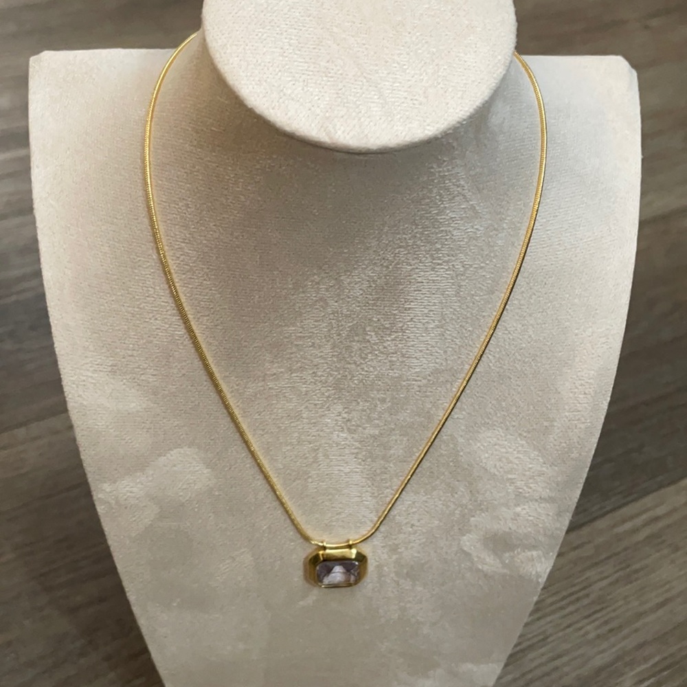 Gold Plated Pendant Necklace